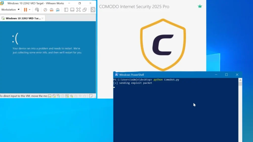 Comodo Internet Security Zero-Day Vulnerability Lets Attackers Crash Windows Systems